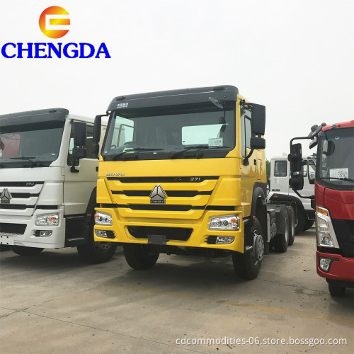يستخدم Sinotruck Body 6*4 Howo Tractor Trucks للبيع